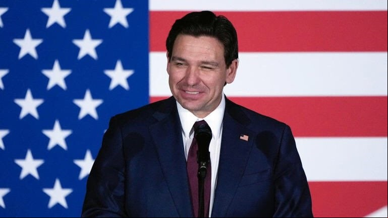El republicano Ron DeSantis, gobernador de Florida