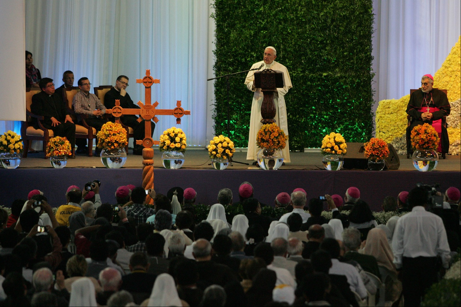 Foto de la visita del papa Francisco a Bolivia, en 2015 /Foto: APG archivo