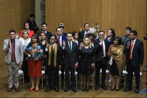 Los nuevos magistrados electos 