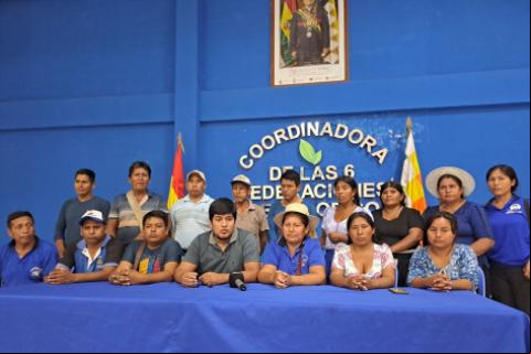  Represetnantes de la Coordinadora de las 6 Federaciones