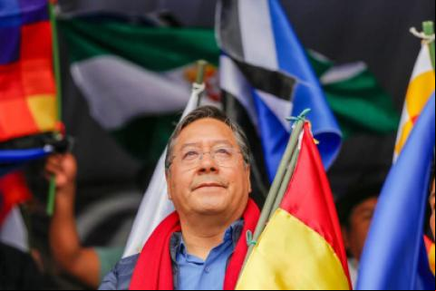 Luis Arce, presidente de Bolivia