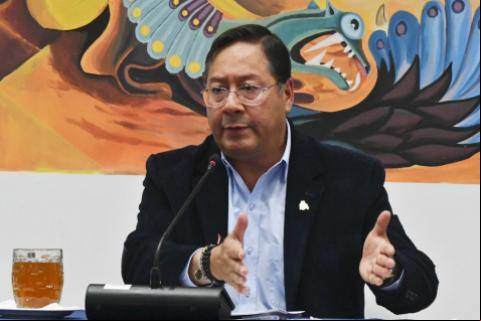 Luis Arce, presidente de Bolivia /Foto: APG