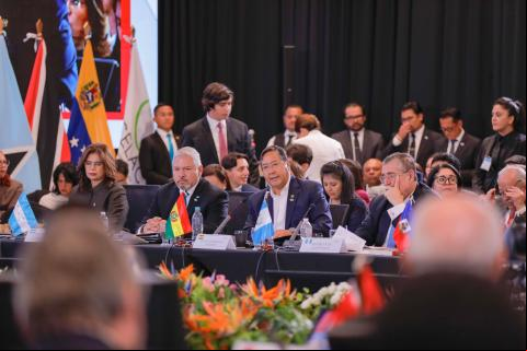 Arce en Celac/ foto: Presidencia