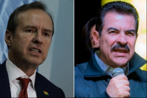Tuto Quiroga y Manfred Reyes Villa 
