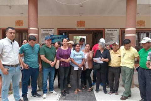 Control social de  y funcionarios municipales de Pailón