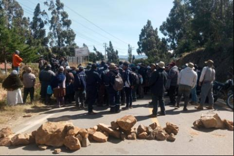 Bloqueo evista se mantiene desde hace cuatro días. Foto: RKC