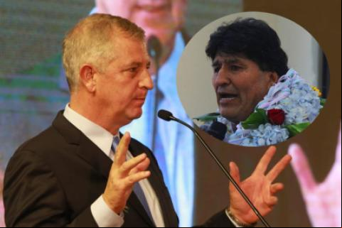 Branko Marinkovic frente a Evo Morales