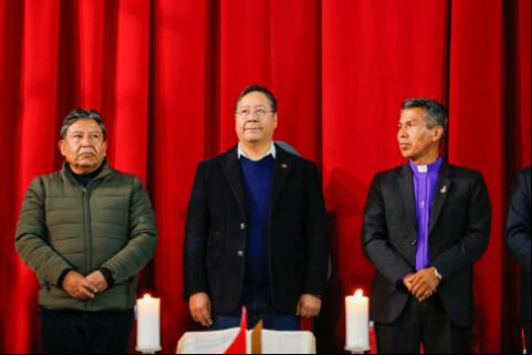 Luis Arce y David Choquehuanca 