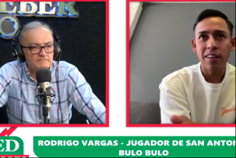El periodista Jaime Galarza entrevistó a Rodrigo Vargas Castillo 