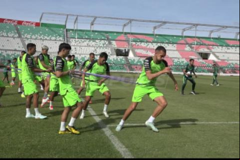 La Verde se entrenó por última vez en Santa Cruz.