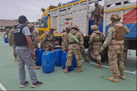 El camión fue secuestrado en San Carlos