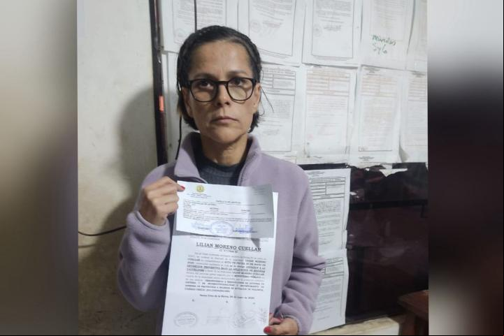 Lilian Moreno salió de Palmasola