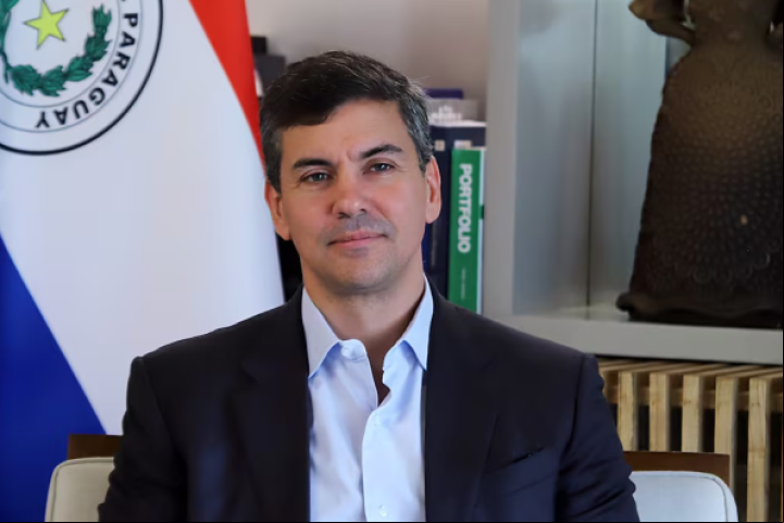 Santiago Peña, presidente de Paraguay. Foto. Internet 