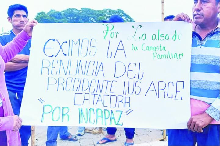 En el Chapare no bajan la guardia y dicen que solo habrá paz cuando Luis Arce renuncie.