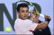Hugo Dellien demostró garra y coraje en el Roland Garros. Foto. EFE