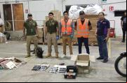 Carteras con droga secuestrada