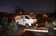 Ambulancia quemada