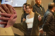 María Claudia Tarazona, esposa del candidato baleado
