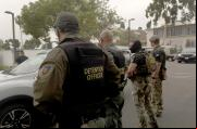Agentes de la Unidad Táctica de la Patrulla Fronteriza (Bortac) y otros agentes de detención en California/EFE
