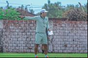 Mojica en un entrenamiento.